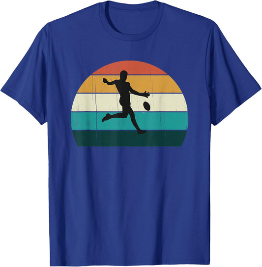 Retro Aussie Football Gift - Australian Rules Footy Lovers T-Shirt - T-Shirt | Royal