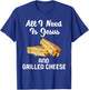 All I Need Is Jesus Grilled Cheese Lover Christian Religion T-Shirt - T-Shirt | Royal