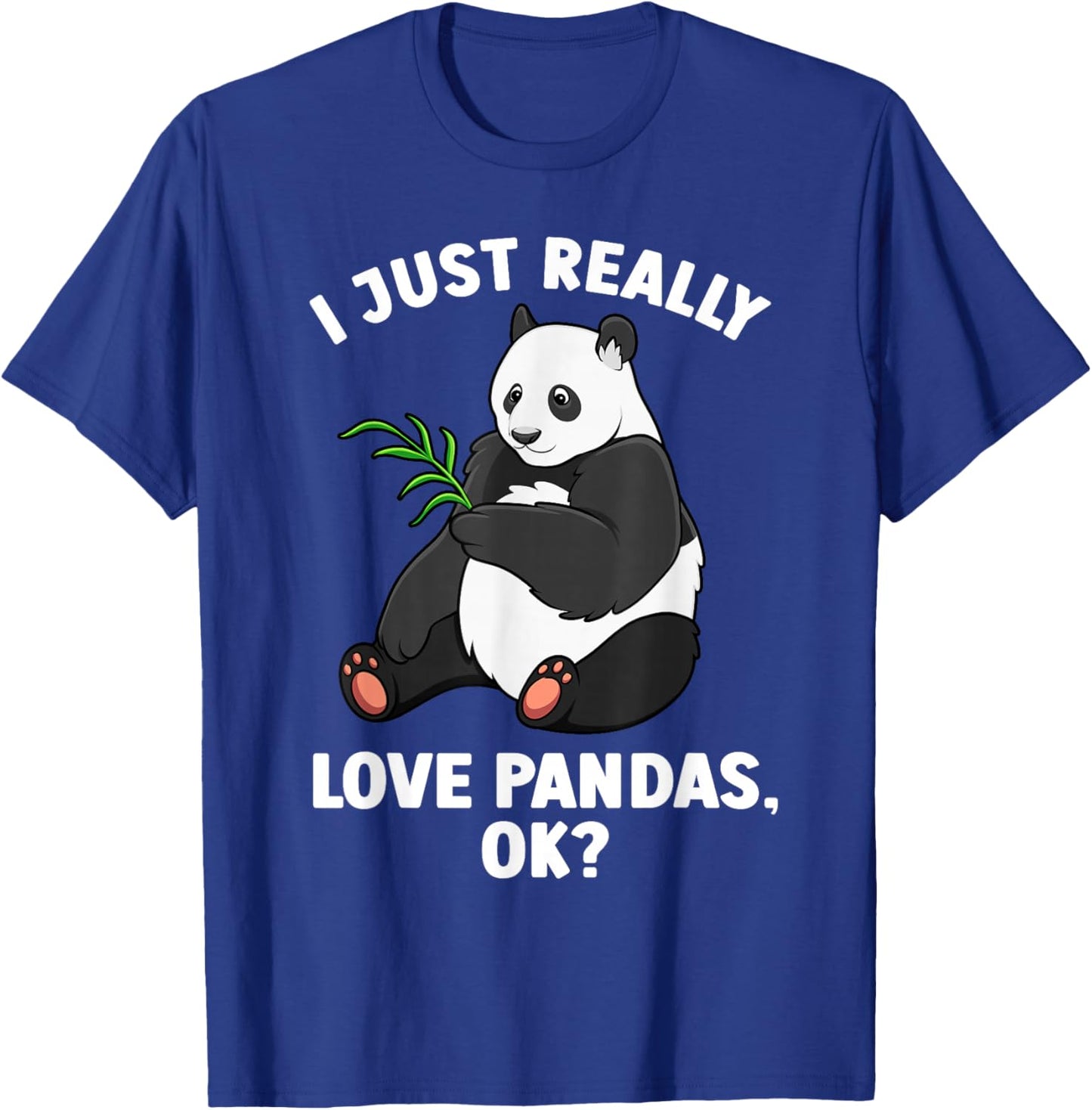 Panda Art Women Animal Giant Panda Bear Panda Lover T-Shirt - T-Shirt | Royal