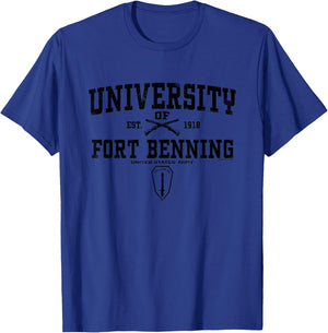 University of Fort Benning - Army Infantry Home T-Shirt - T-Shirt | Royal