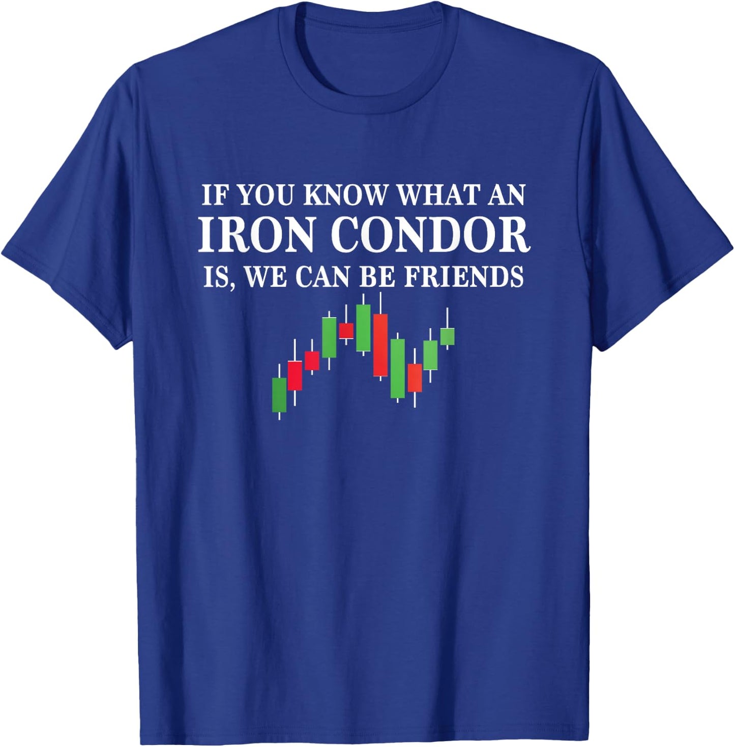 Iron Condor options trading funny day trader gamestonk T-Shirt - T-Shirt | Royal