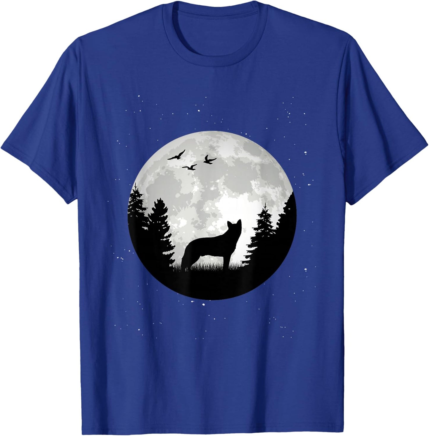 Australian Cattle Dog Moon Dog Owners T-Shirt - T-Shirt | Royal