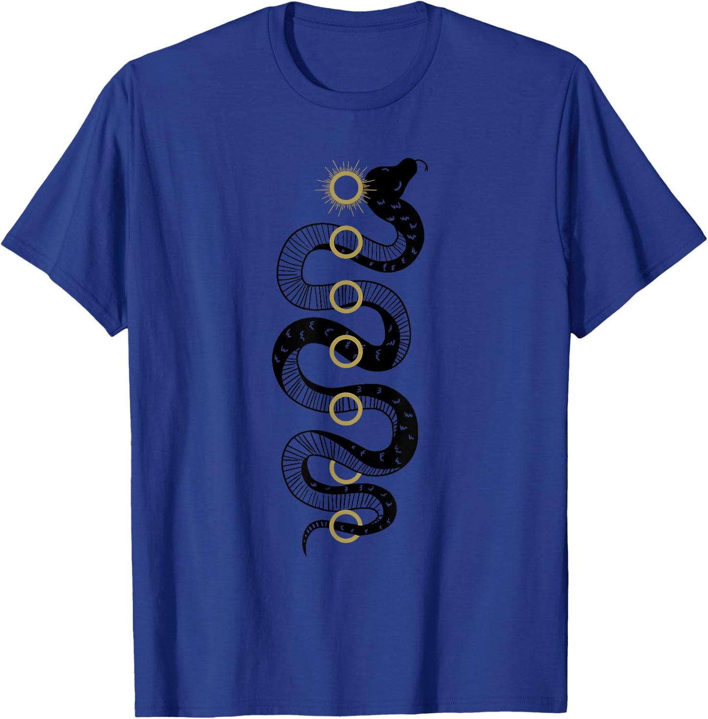 Chakra Snake Sun Vintage Kundalini Hinduism Yoga Lover Gift T-Shirt - T-Shirt | Royal