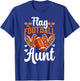 Flag Football Aunt Of A Flag Football Player Auntie T-Shirt - T-Shirt | Royal