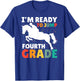 Back To School Im Ready To Jump Fourth 4th Grade Horse Lover T-Shirt - T-Shirt | Royal