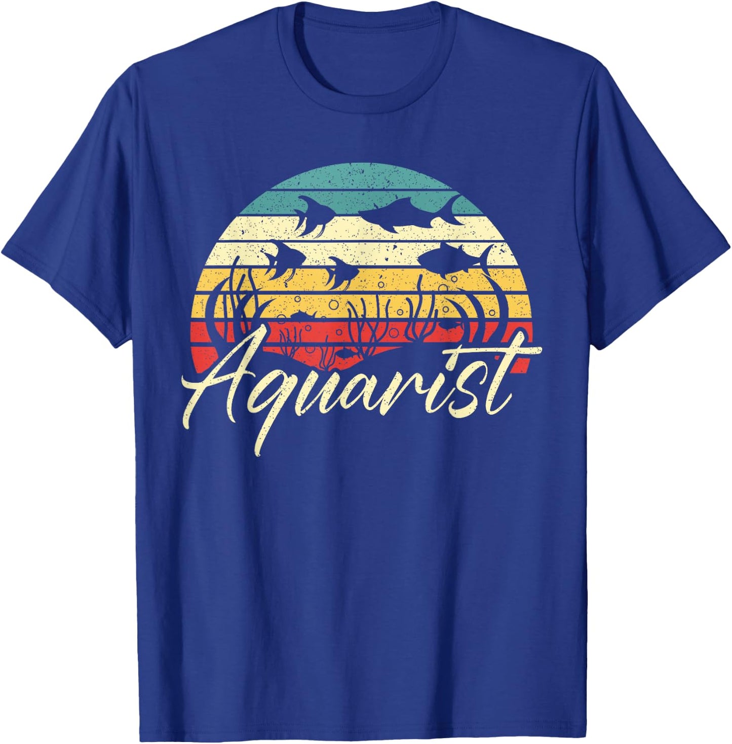 Aquarist Fish Collector Aquarium Junkie Fish Lover T-Shirt - T-Shirt | Royal