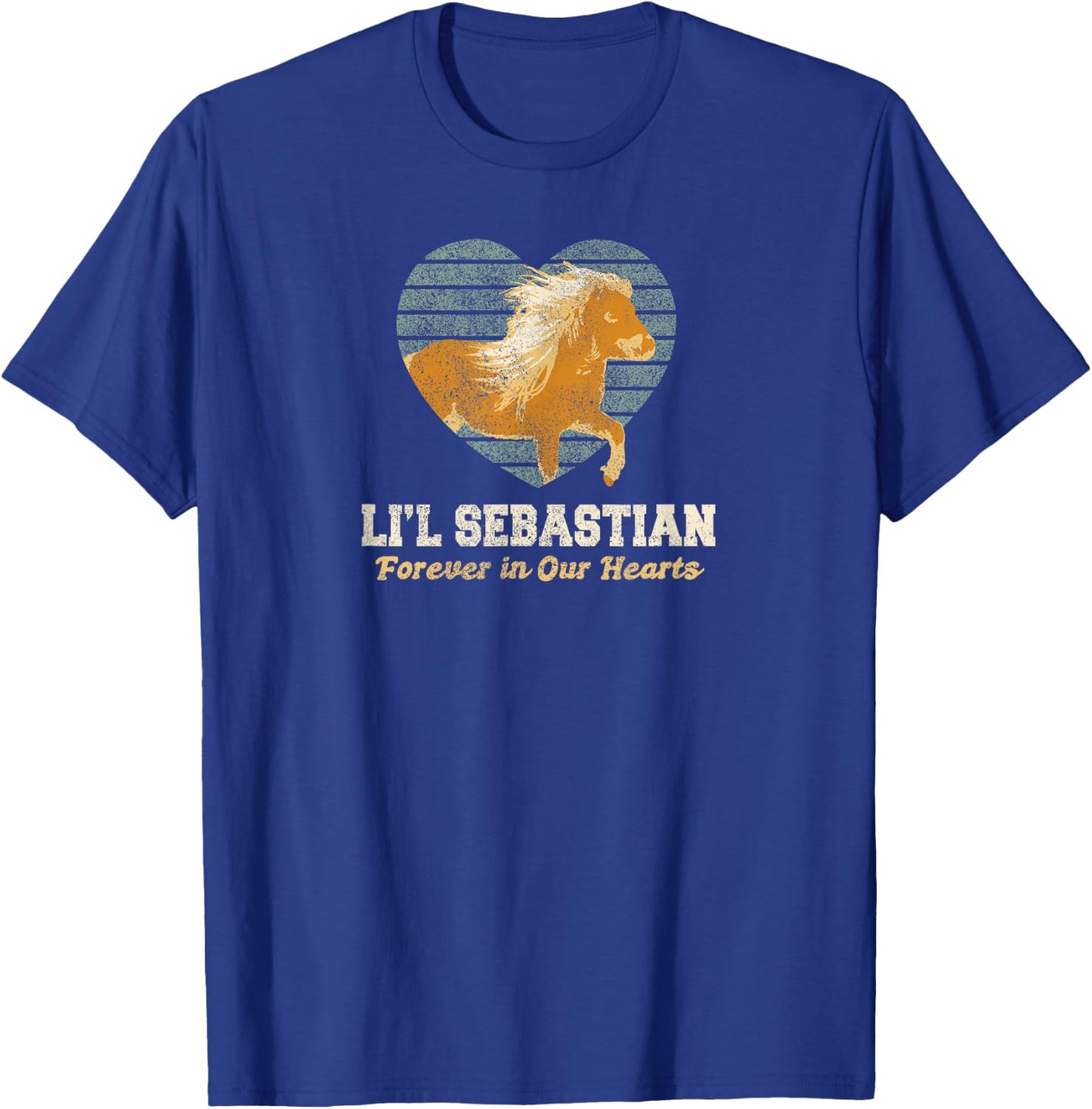 Li'l Sebastian Forever in Our Hearts Little Horse Pony Fan T-Shirt - T-Shirt | Royal