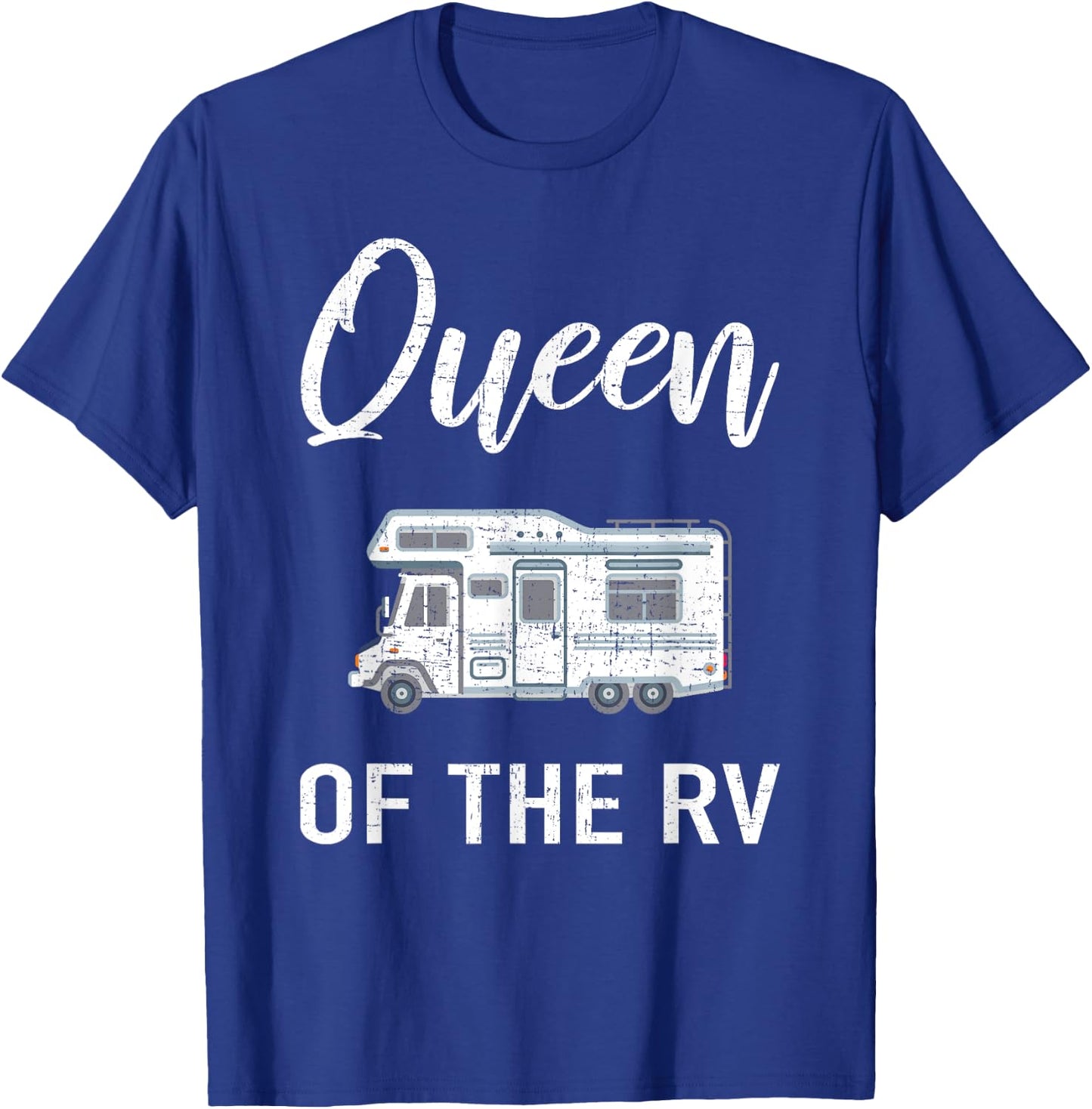Queen of the RV Camping T-Shirt - T-Shirt | Royal