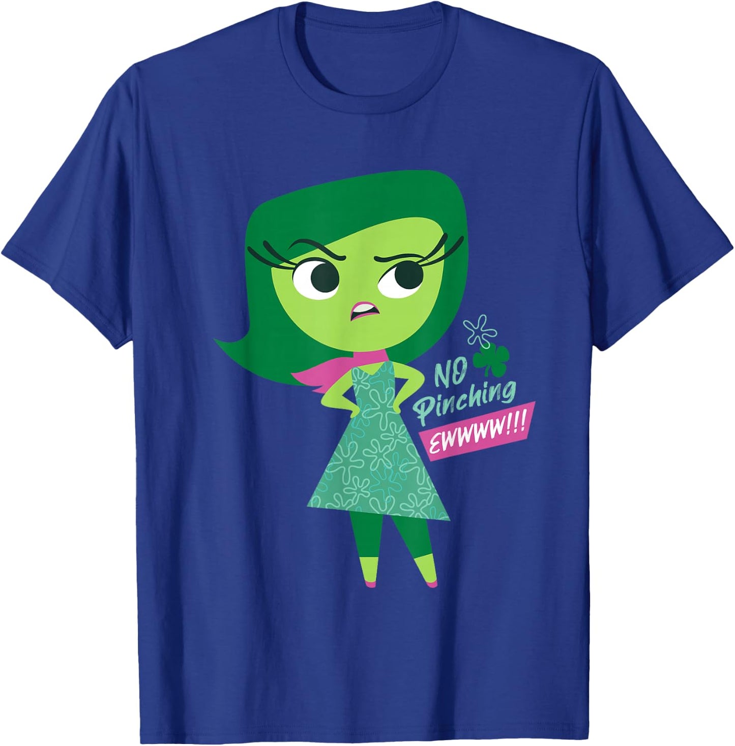 Disney & Pixar’s Inside Out Ew No Pinching St. Patrick’s Day T-Shirt - T-Shirt | Royal