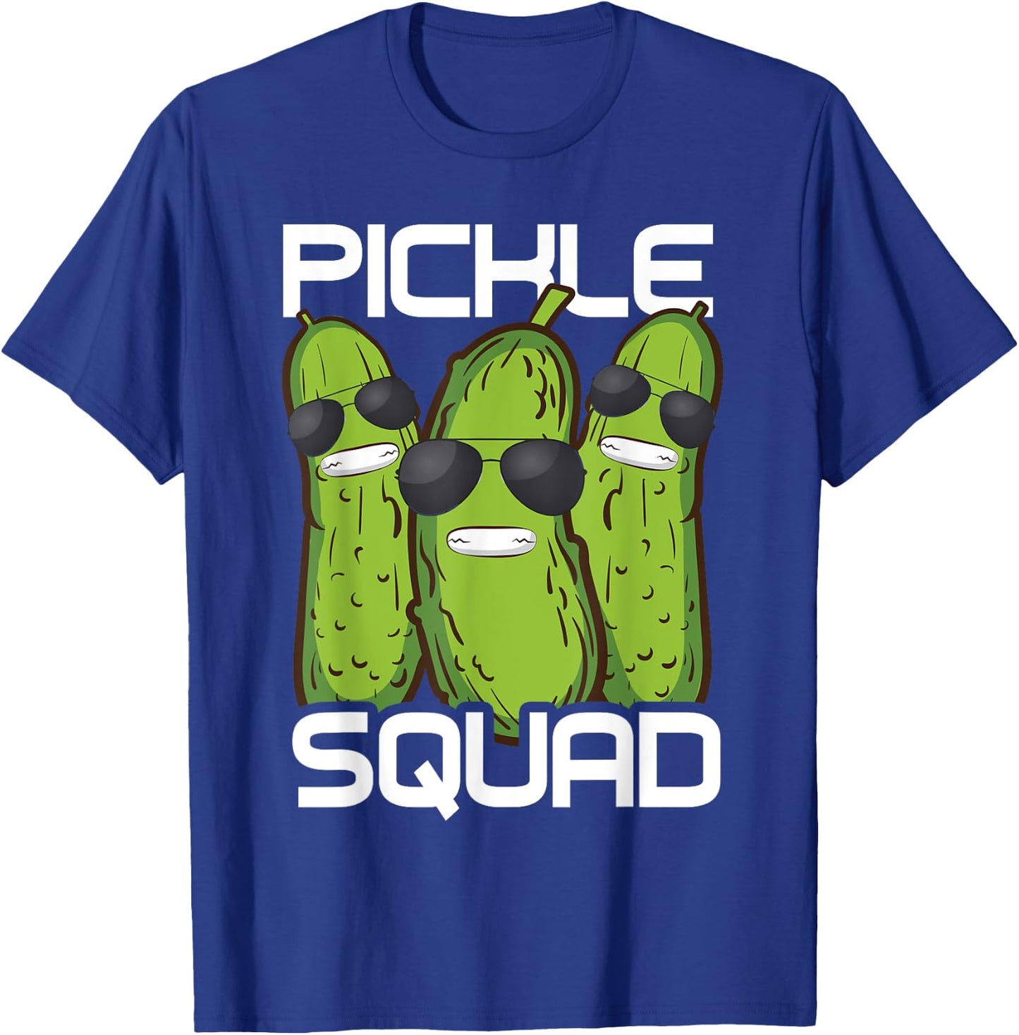 Funny Pickle Squad Novelty Gift Men Kids Big Dill Gang Lover T-Shirt - T-Shirt | Royal