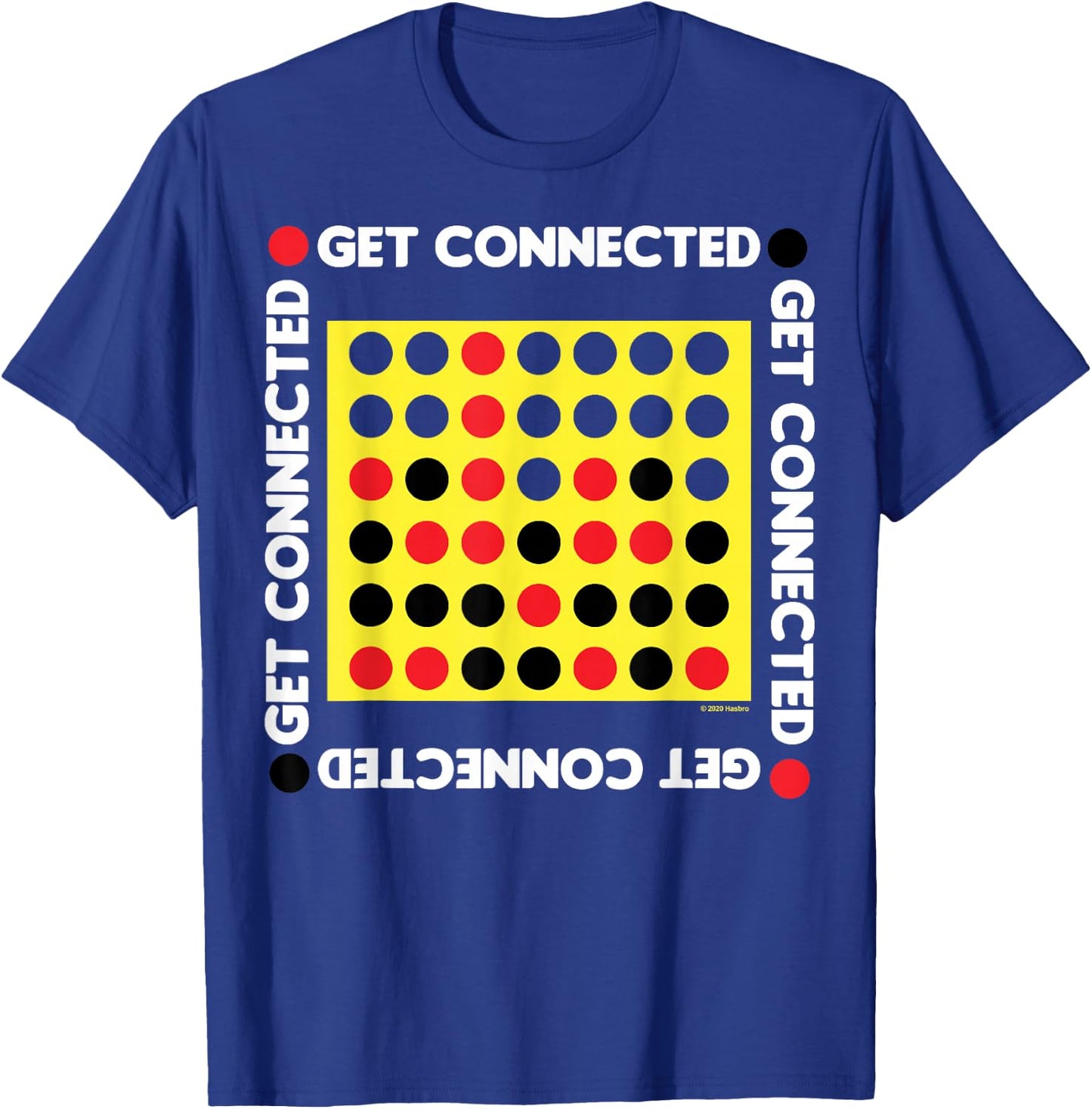 Connect Four Game Box Up T-Shirt - T-Shirt | Royal