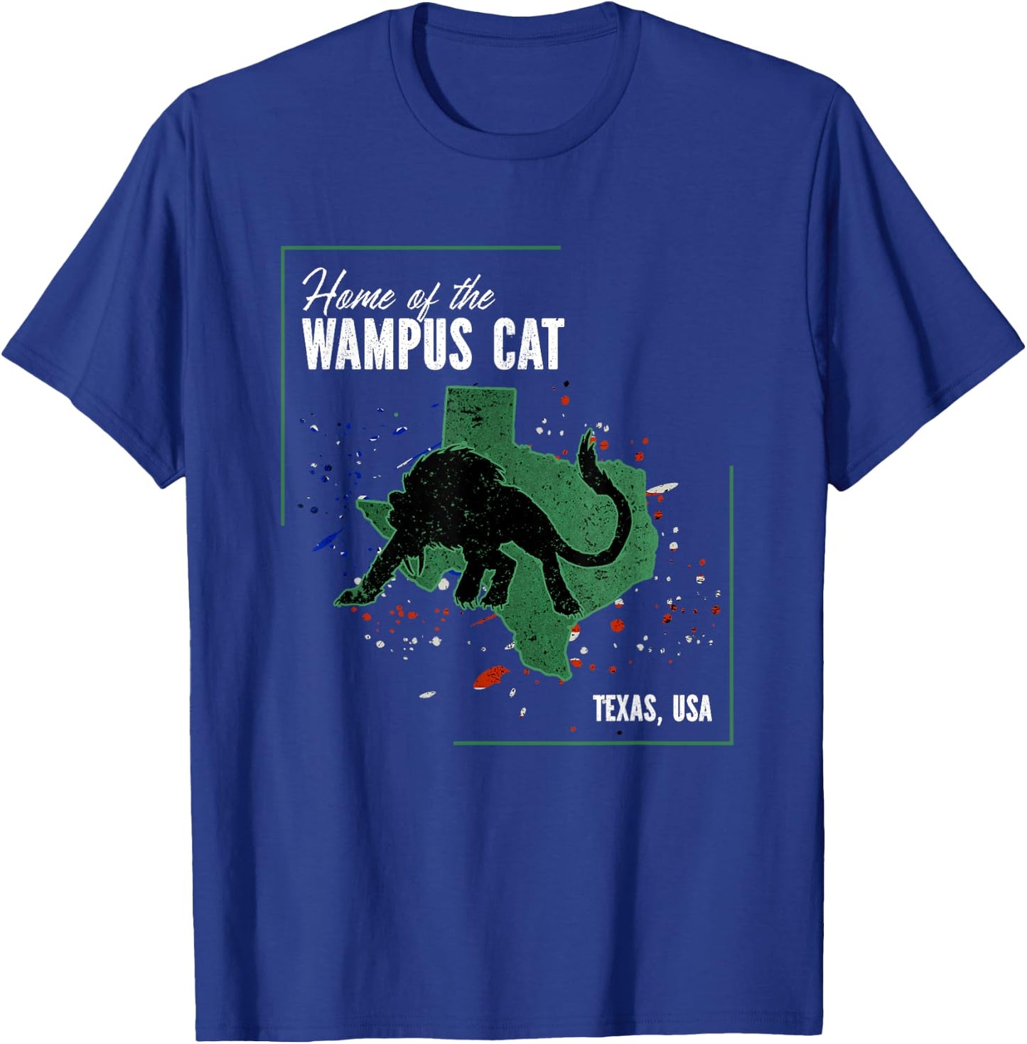 Texas - Cryptids Home of the Wampus Cat Women Kids T-Shirt - T-Shirt | Royal