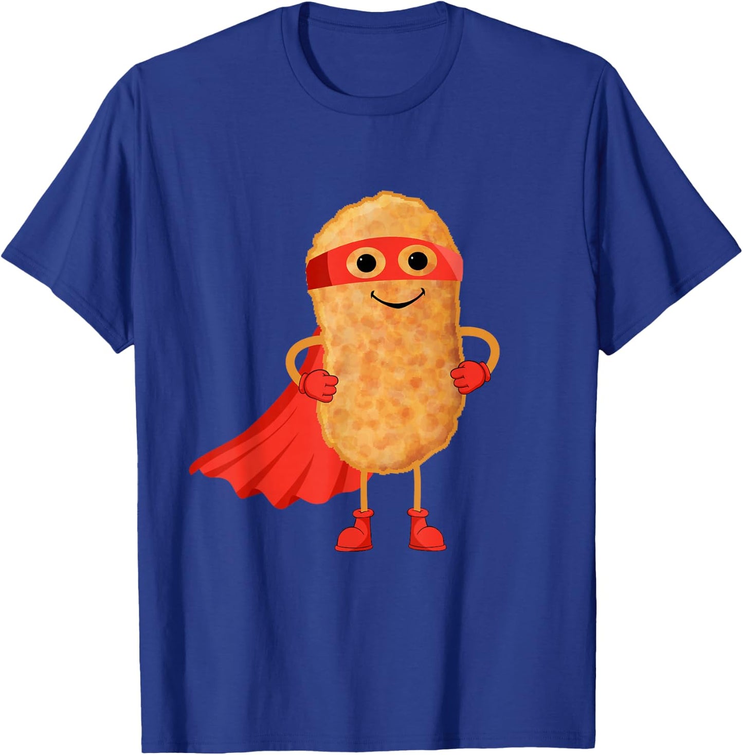 Super Hero Chicken Nuggets Funny Nugget Man Gift Kids T-Shirt - T-Shirt | Royal