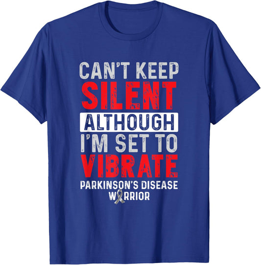 Parkinsons Disease Awareness Warrior Survivor T-Shirt - T-Shirt | Royal