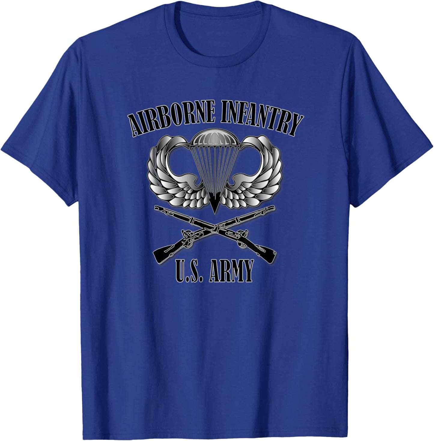 Relaxed Lifestyle Products U.S. Army Airborne Infantry T-Shirt - T-Shirt | Royal
