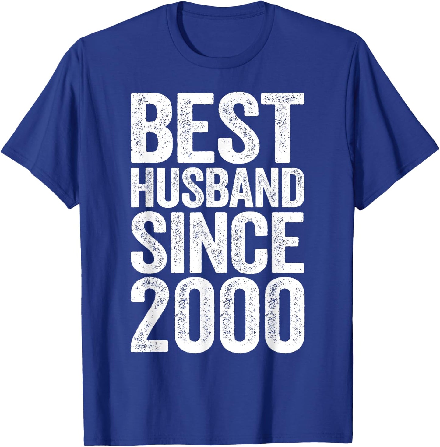 Best Husband Since 2000 20th Wedding Anniversary T-Shirt - T-Shirt | Royal