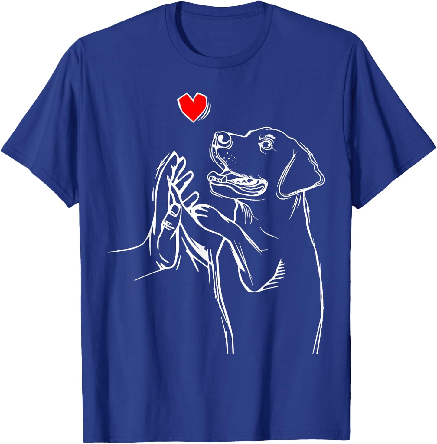 Labrador Retriever Love Golden Black Lab Dad Mom T-Shirt - T-Shirt | Royal