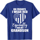 Red Friday For My Grandson Military Troops Deployed Wear T-Shirt - T-Shirt | Royal