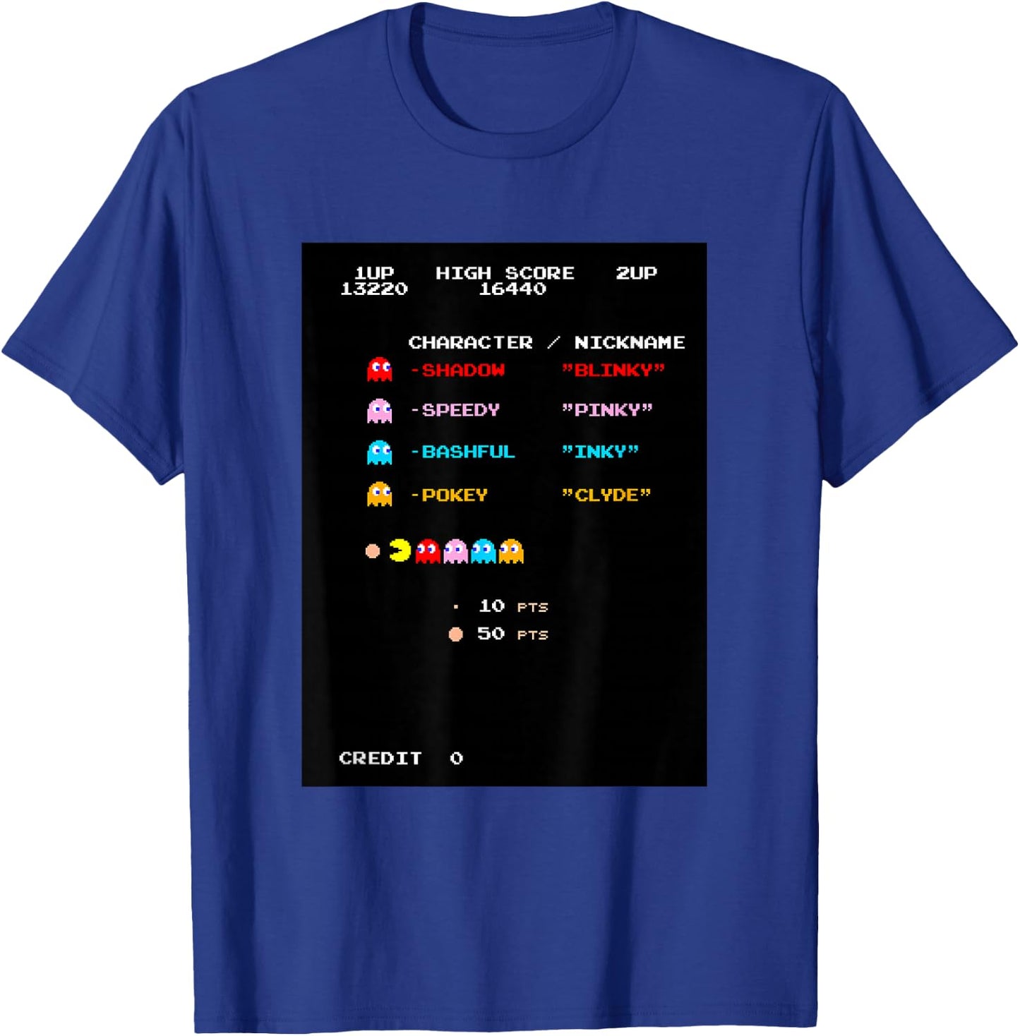 Pac-man T-Shirt - T-Shirt | Royal