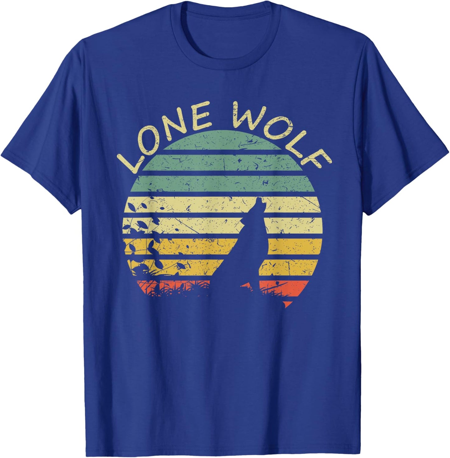 Vintage Lone Wolf T-Shirt - T-Shirt | Royal