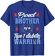 T1D Proud Brother Diabetes Awareness Type 1 Insulin Pancreas T-Shirt - T-Shirt | Royal