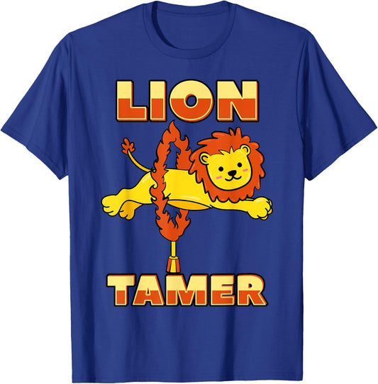 Lion Tamer Carnival Performances Circus Skills Exhibitions T-Shirt - T-Shirt | Royal