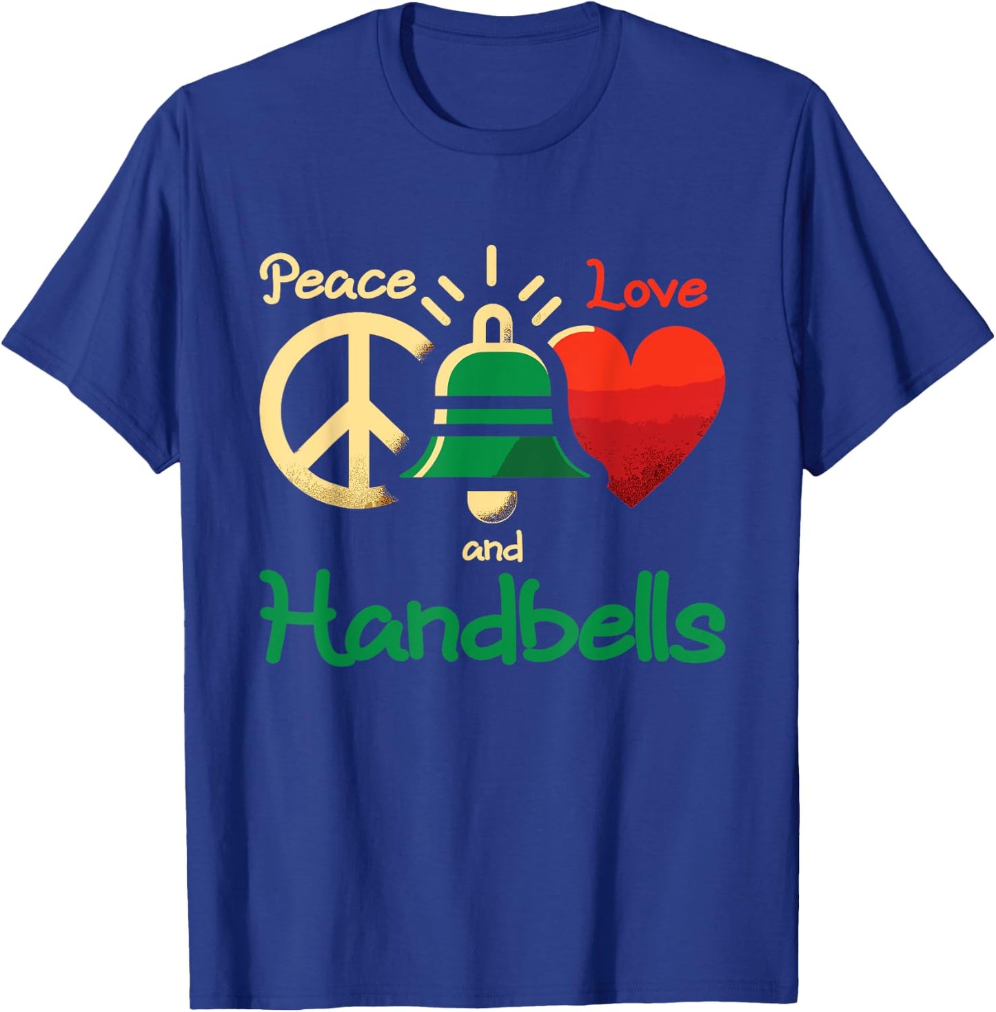 Handbell Choir Music Instrument Ringing Ensemble T-Shirt - T-Shirt | Royal