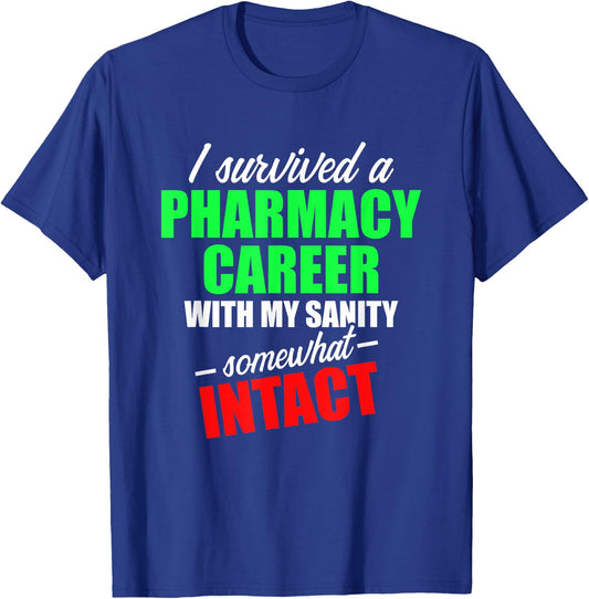 Retired Pharmacist Career Pharmacy Retirement T-Shirt - T-Shirt | Royal