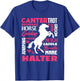 Cute Horse Lover Girl Funny Horseback Riding Horses Lover T-Shirt - T-Shirt | Royal