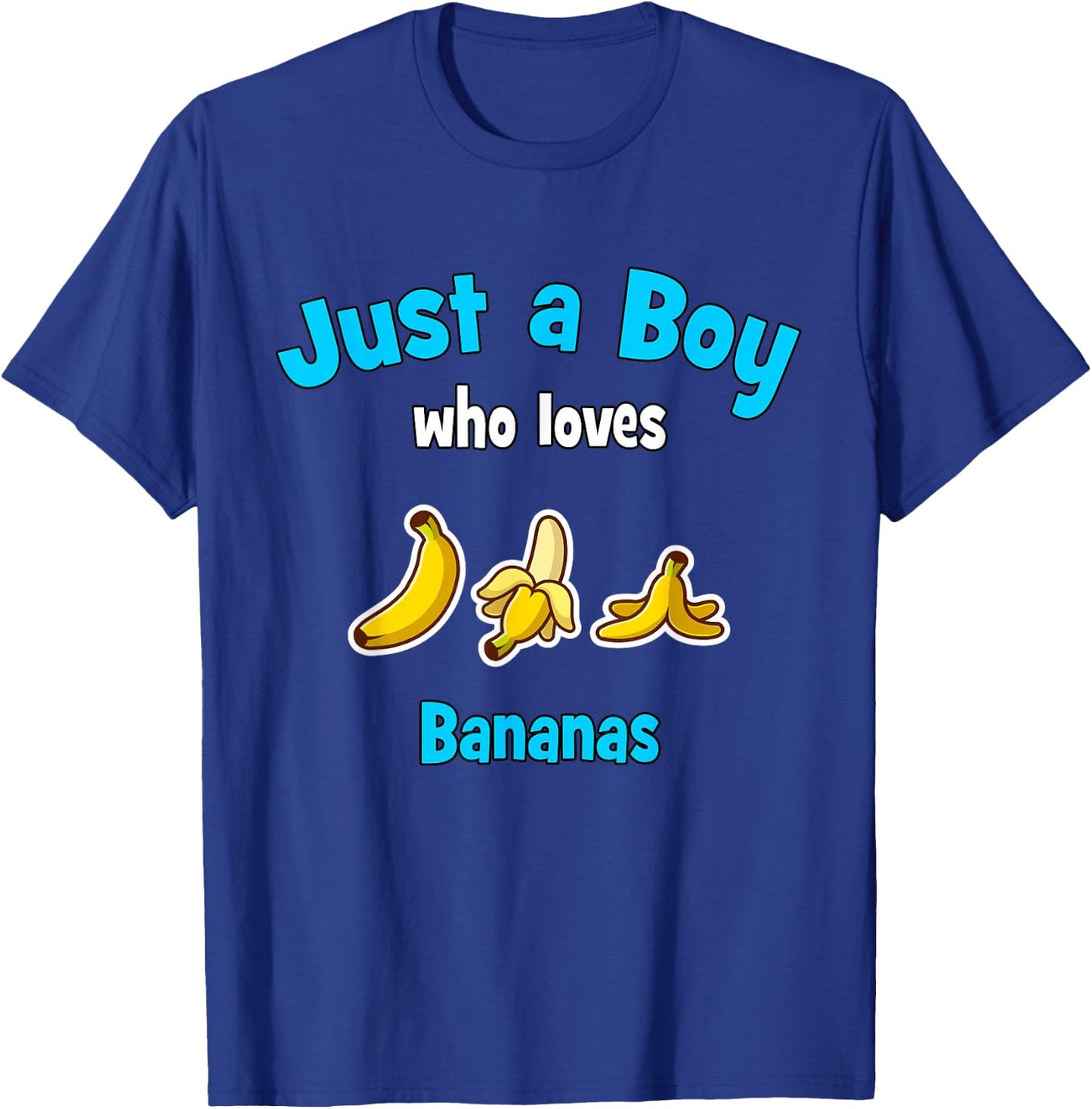 Banana Shirt for Boys | Children's Banana T-Shirt - T-Shirt | Royal
