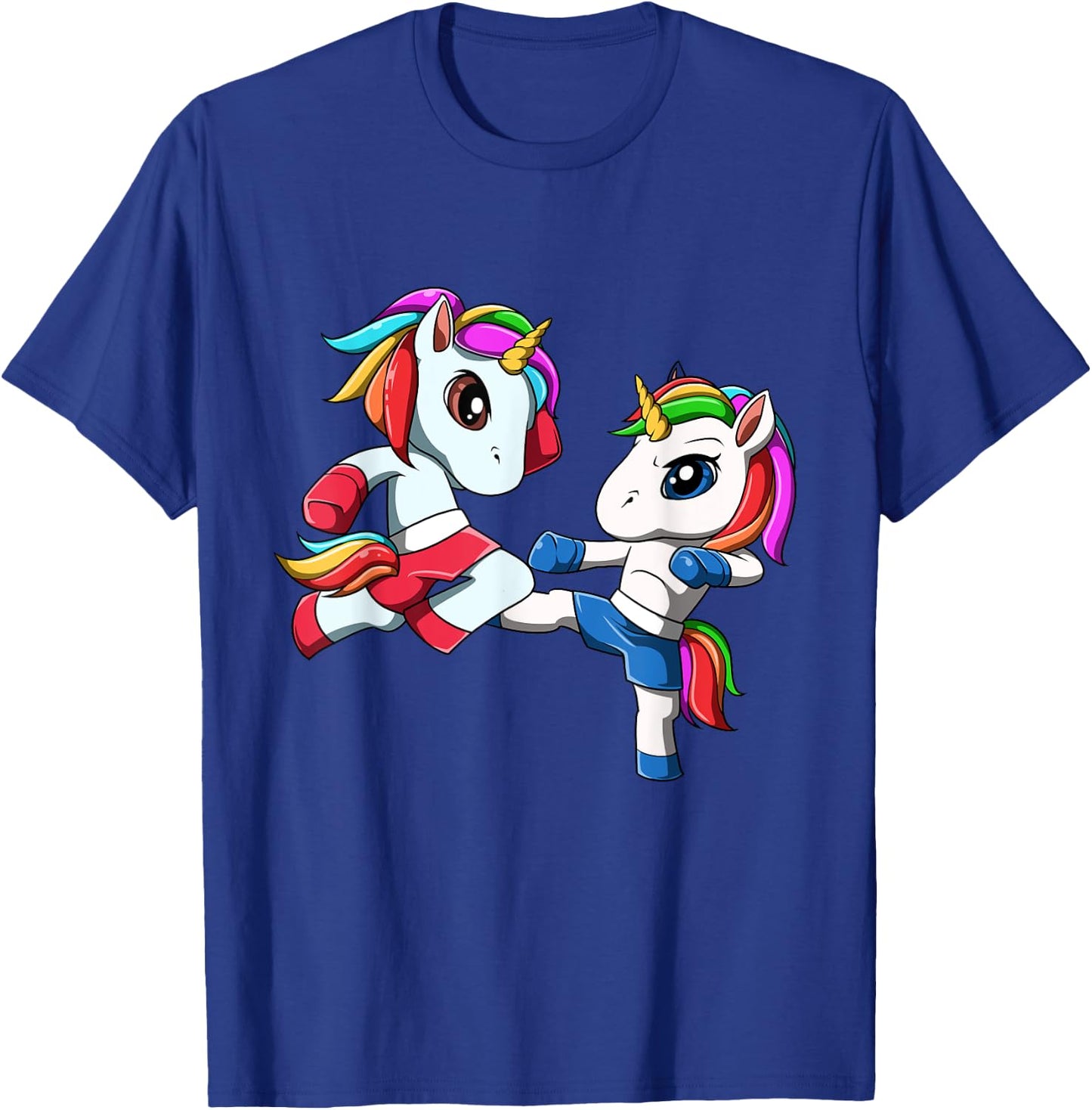 Unicorn Muay Thai - Thai Boxing and Kickboxing Gift T-Shirt - T-Shirt | Royal