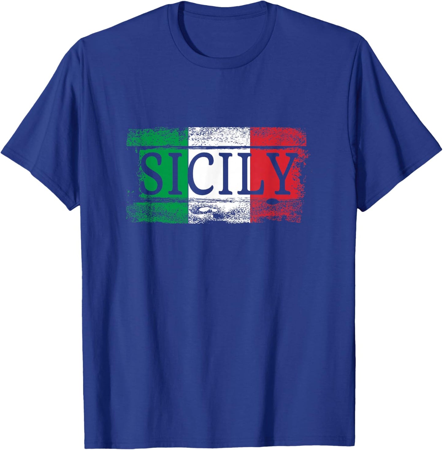 Italia Italian Flag I Vintage Sicily Italy T-Shirt - T-Shirt | Royal