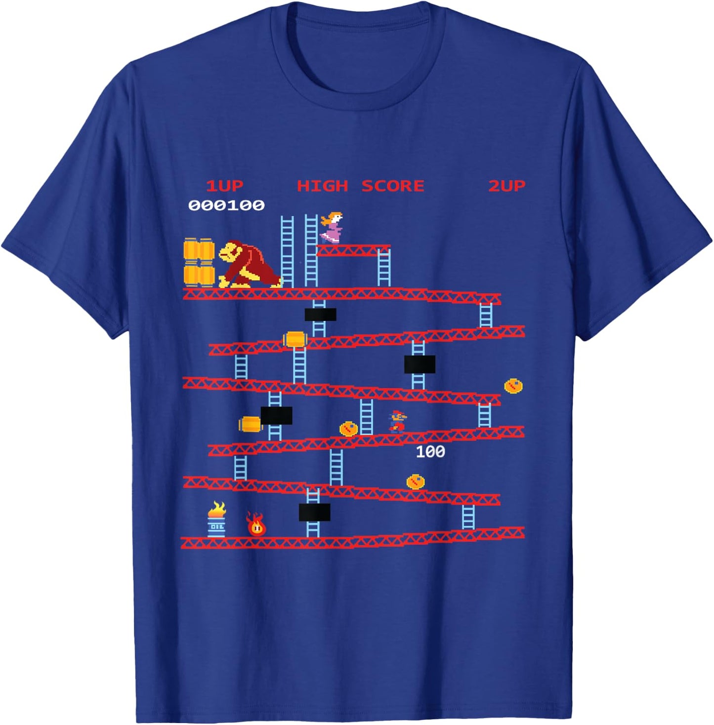Gaming Arcade Retro Video Game Console Vintage Gamer Gifts T-Shirt - T-Shirt | Royal