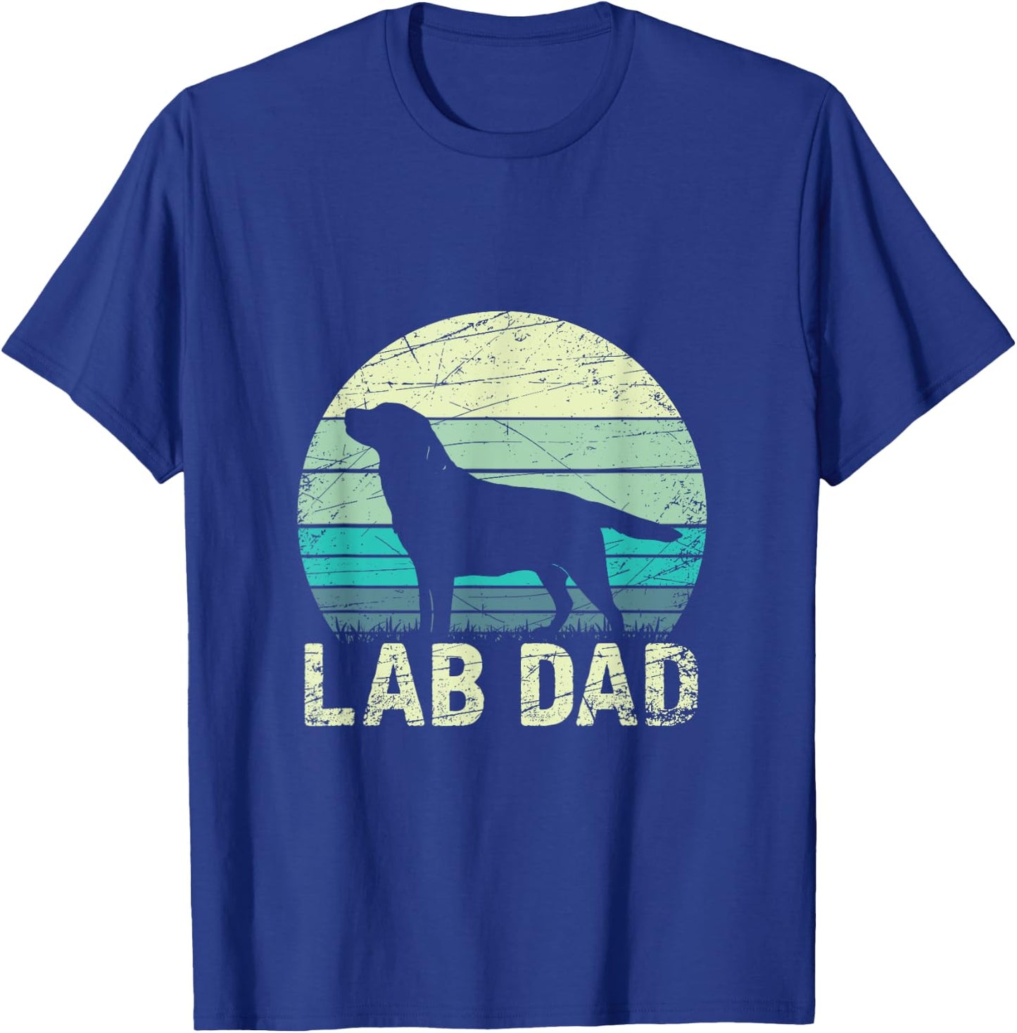 Lab Dad Labrador T-Shirt - T-Shirt | Royal