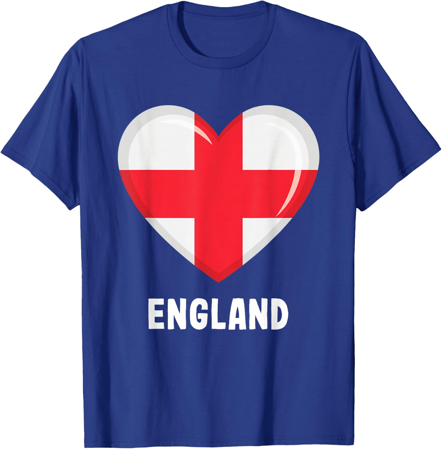 England Flag Jersey | English T-Shirt - T-Shirt | Royal