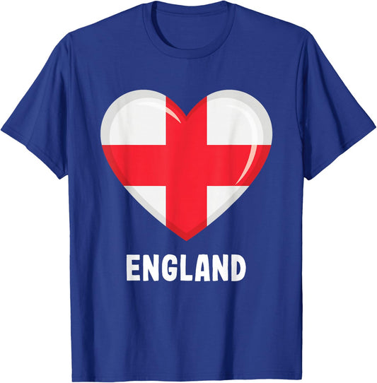 England Flag Jersey | English T-Shirt - T-Shirt | Royal