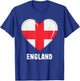 England Flag Jersey | English T-Shirt - T-Shirt | Royal