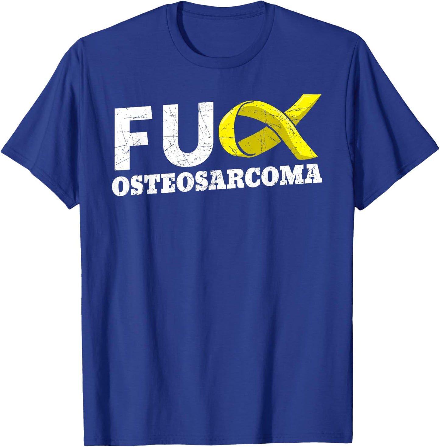 Osteosarcoma Awareness OS Warrior Osteogenic Sarcoma Patient T-Shirt - T-Shirt | Royal