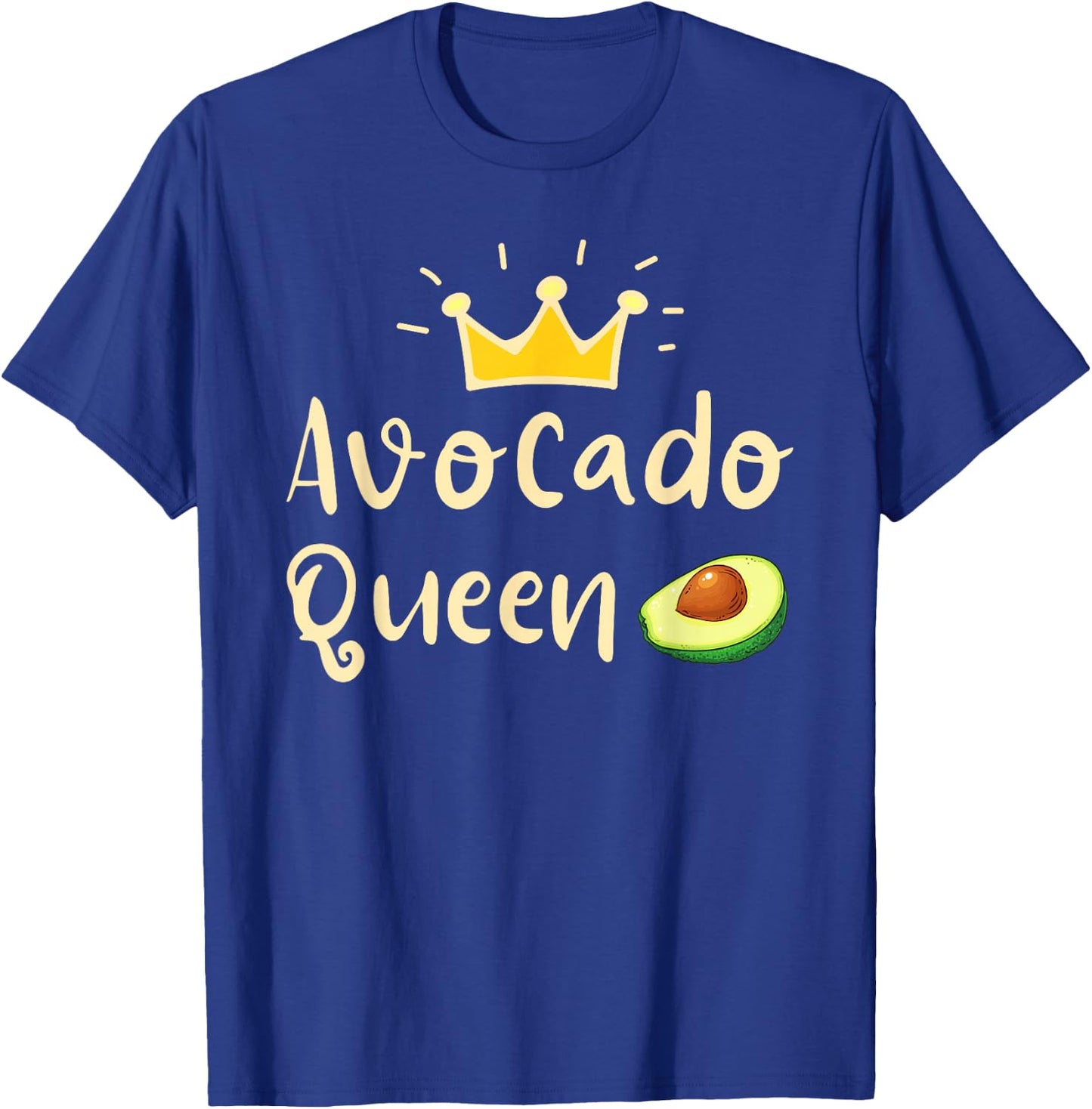 Avocado Queen - Avocado Lover & Guacamole Gift T-Shirt - T-Shirt | Royal
