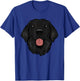Funny Labrador Retriever Black Lab Fetch Dog Pet Lover Gifts T-Shirt - T-Shirt | Royal