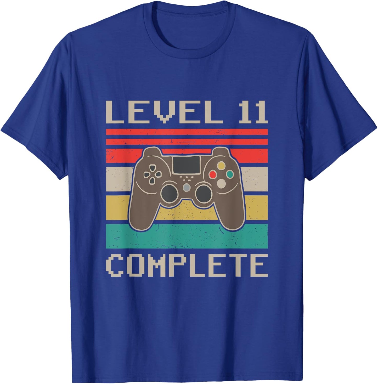 Level 11 Complete 11th Wedding Anniversary For Couples T-Shirt - T-Shirt | Royal