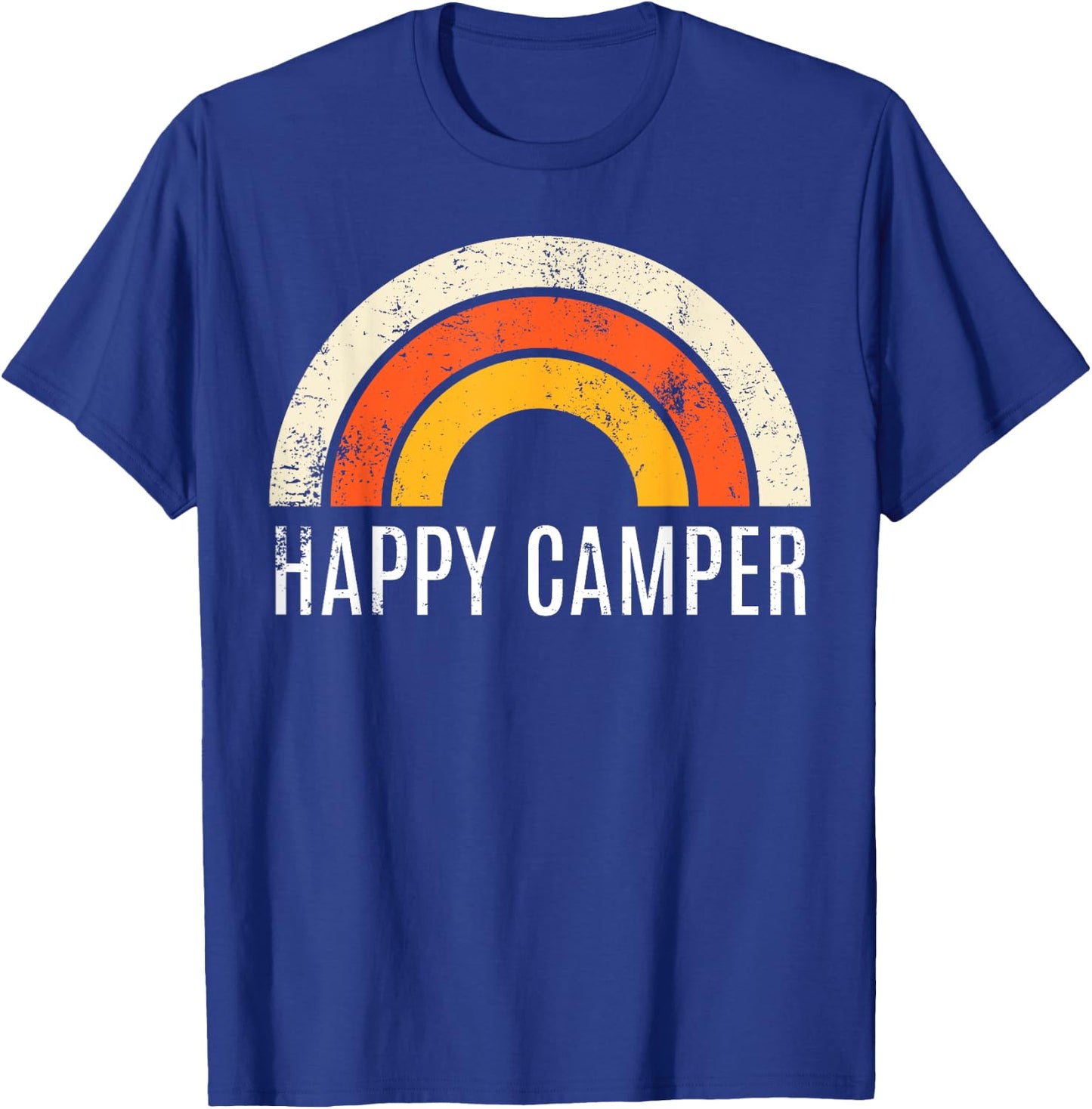 Happy Camper Shirt. Shirts Shirts Graphic T-Shirt - T-Shirt | Royal