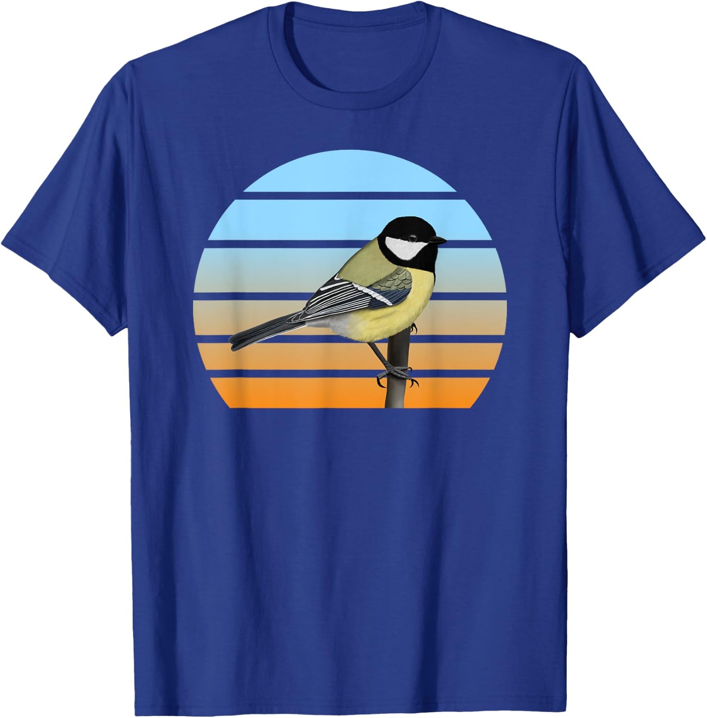 Chickadee Bird Birdlover Birdwatcher Animal Biologist Birder T-Shirt - T-Shirt | Royal