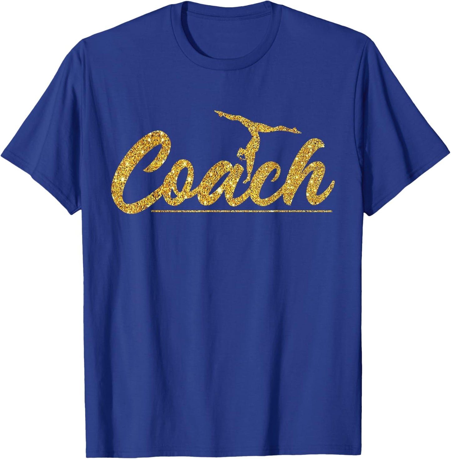 Gymnastics Coach Coach T-Shirt - T-Shirt | Royal