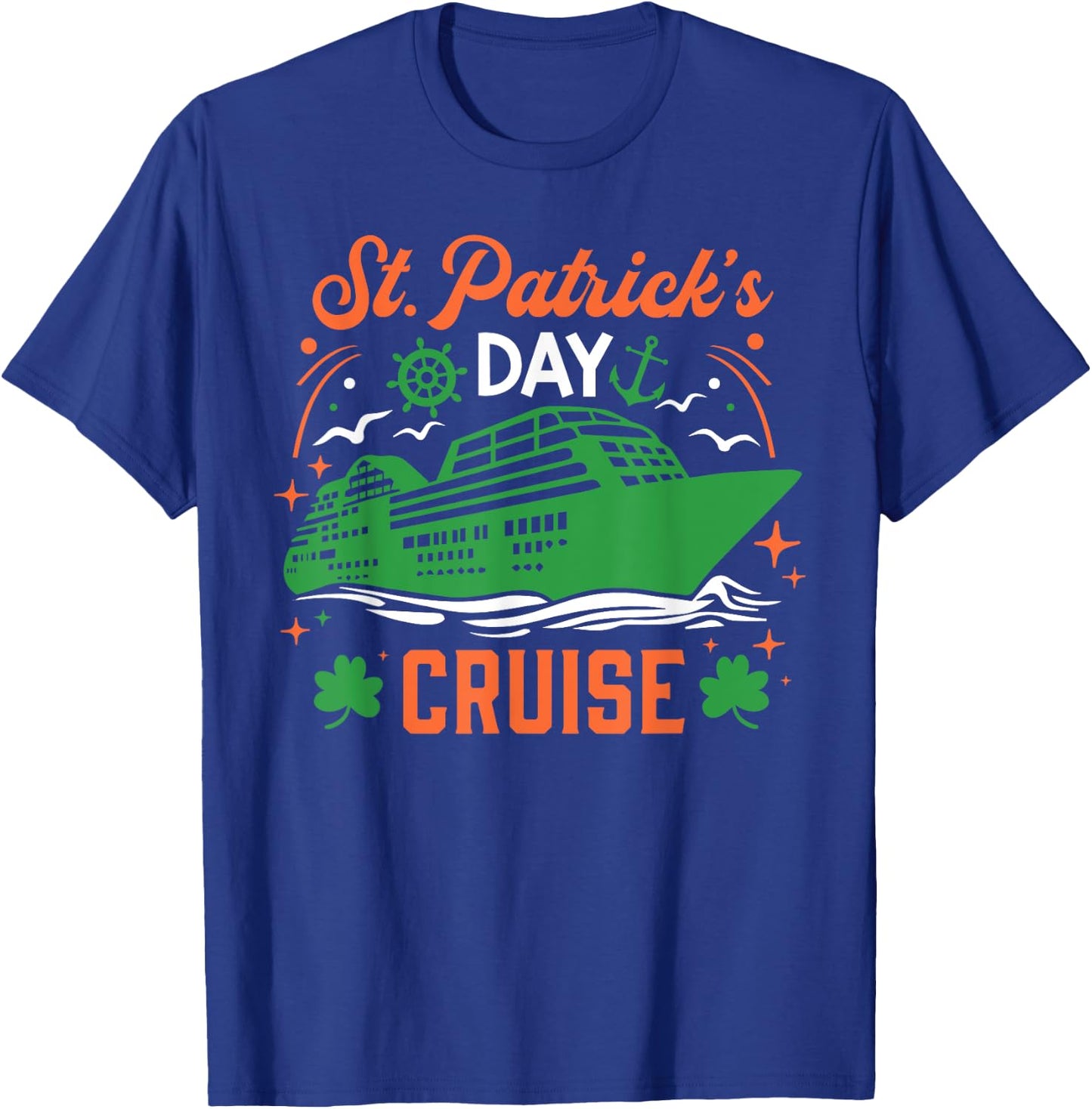 St. Patrick's Day Cruise Vacation Cruising Ship Matching T-Shirt - T-Shirt | Royal