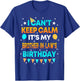 I Can't Keep Calm It's My Brother in Law Birthday Gift Party T-Shirt - T-Shirt | Royal