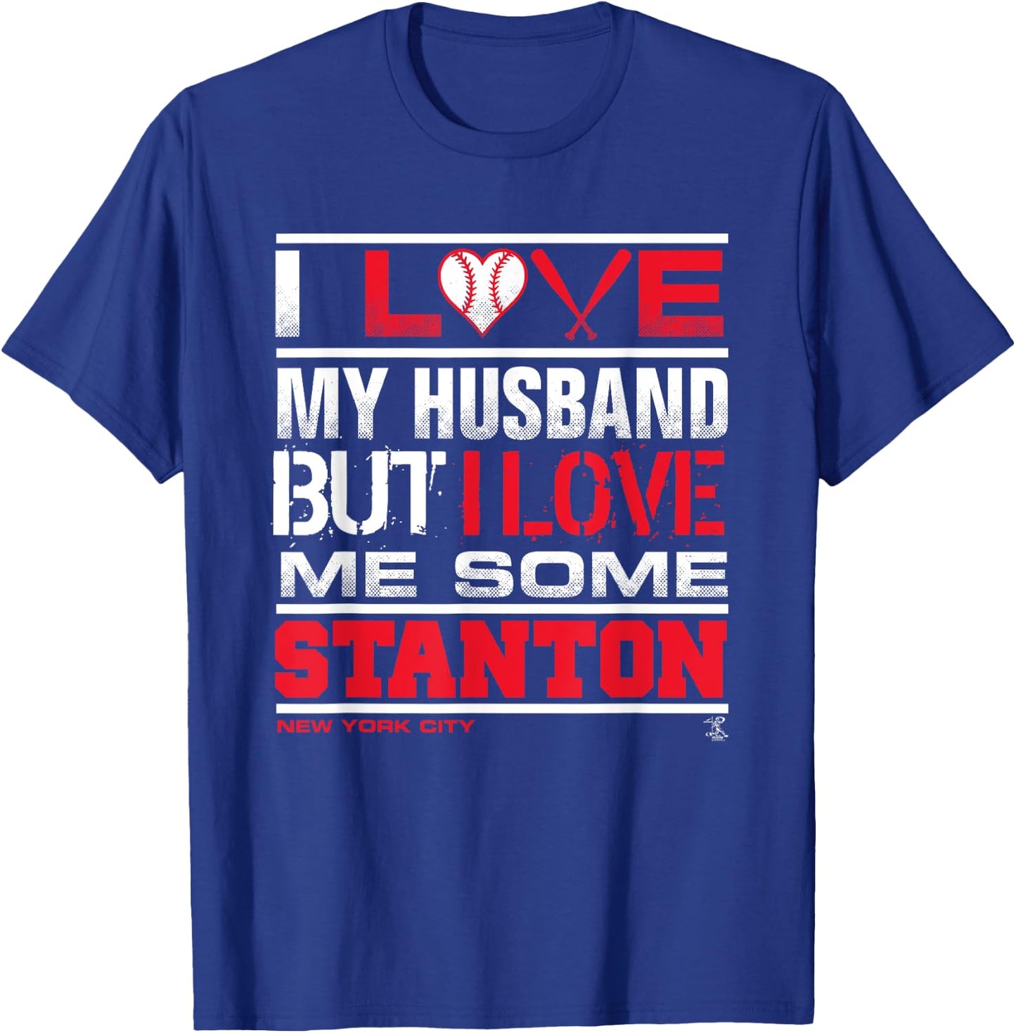 Giancarlo Stanton I Love My Husband Gameday T-Shirt - T-Shirt | Royal