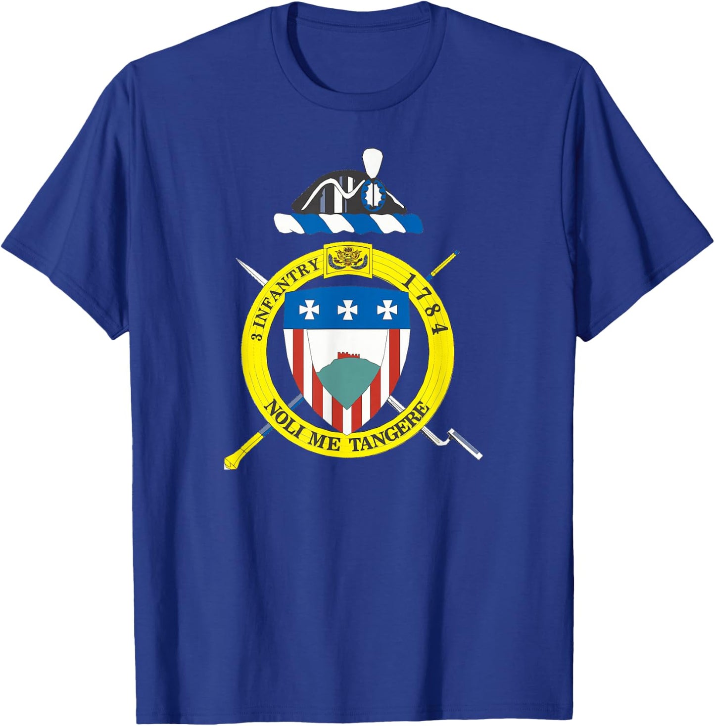 Old Guard 3rd Infantry Regiment Crest cen T-Shirt - T-Shirt | Royal