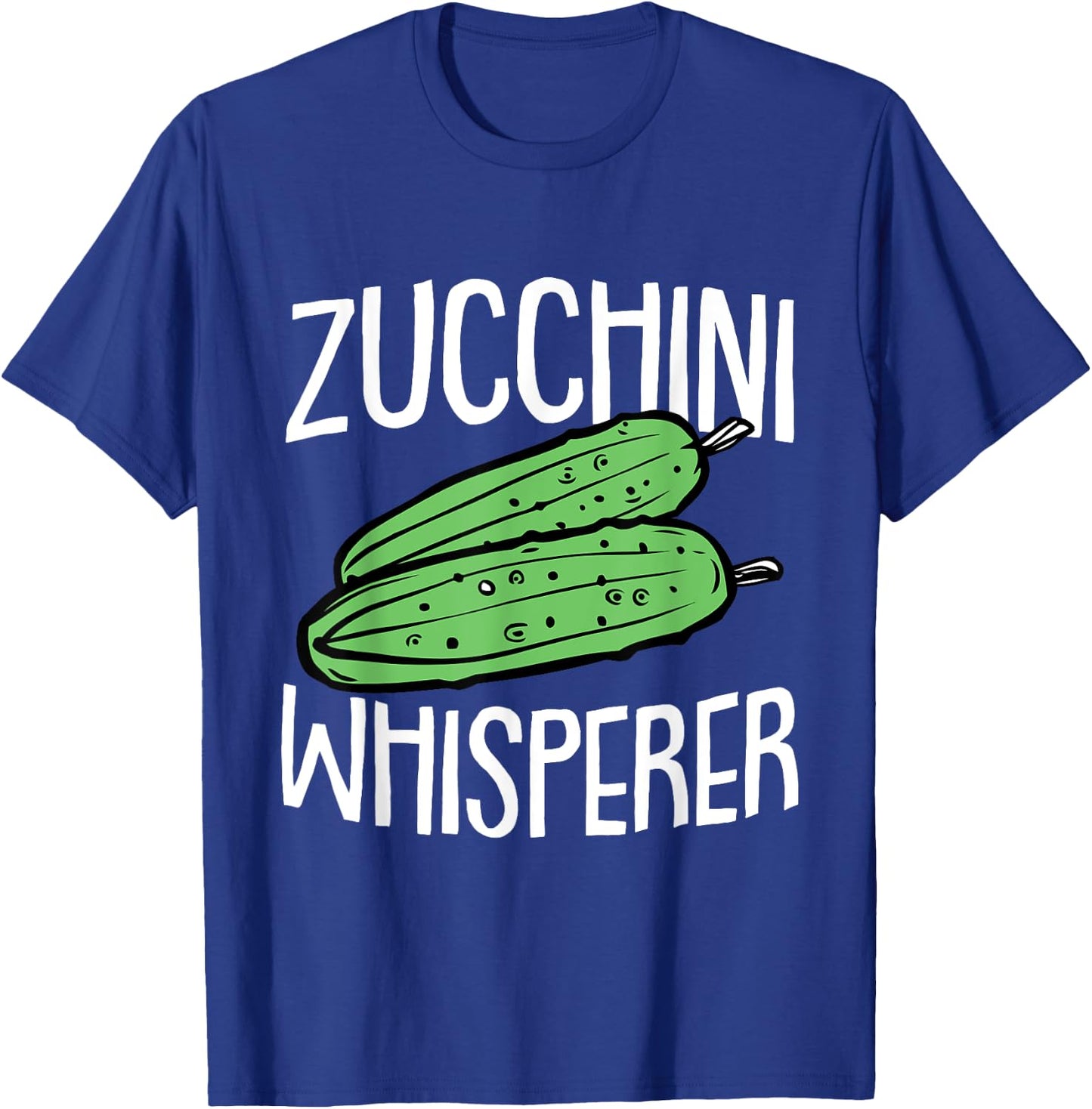 Zucchini Fathers Day Gardening Vegetarian Dad Papa Gardener T-Shirt - T-Shirt | Royal