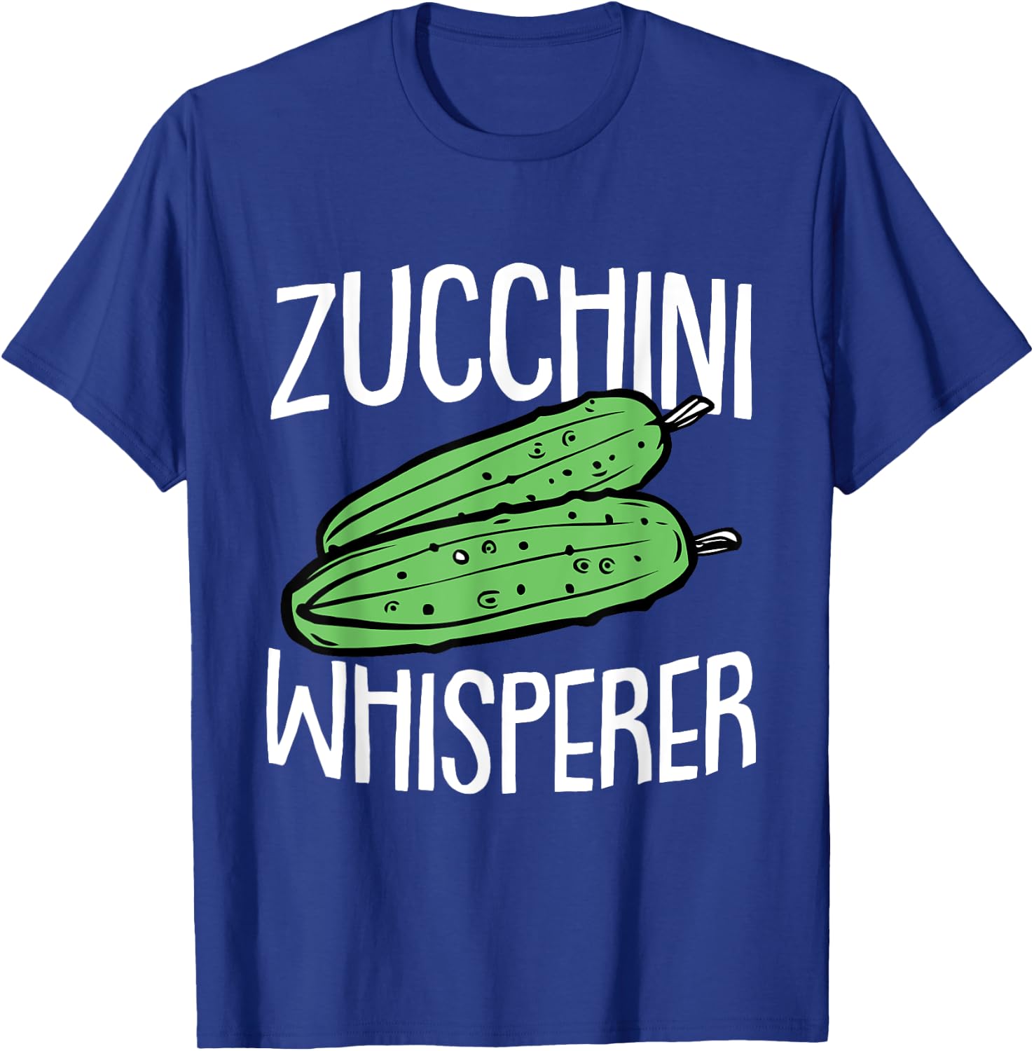 Zucchini Fathers Day Gardening Vegetarian Dad Papa Gardener T-Shirt - T-Shirt | Royal